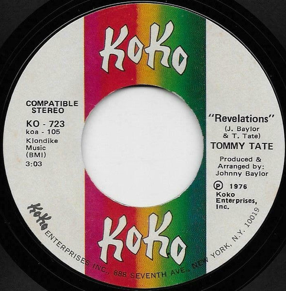 Tommy Tate : If You Ain't Man Enough / Revelations (7", Single)
