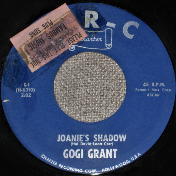 Gogi Grant : Joanie's Shadow (7")