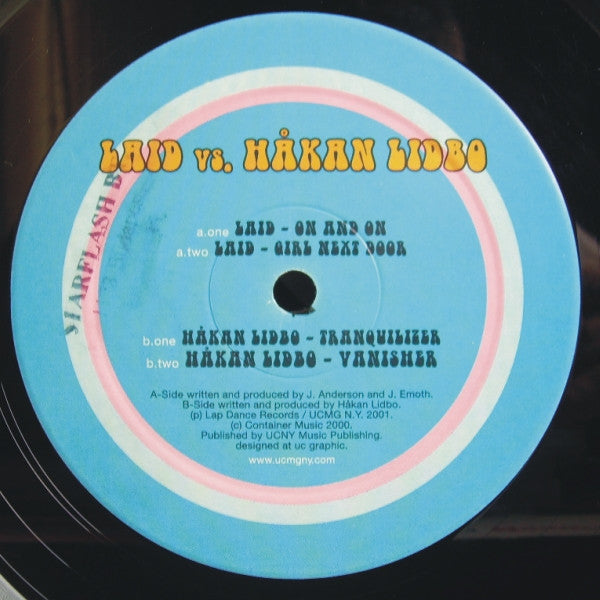 Laid vs. Håkan Lidbo : On And On (12")