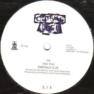 Trinity / Foul Play : Cutting Edge 2/3 (12", Promo)