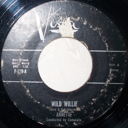Annette (7) : Wild Willie / Lonely Guitar (7")