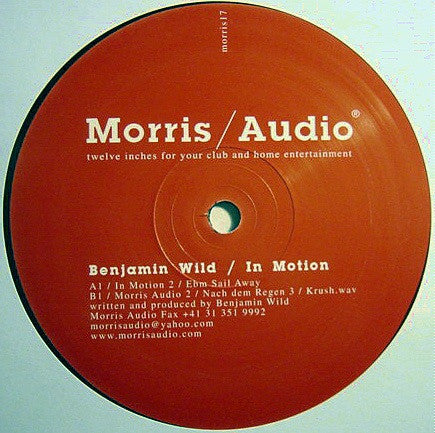 Benjamin Wild : In Motion (12")