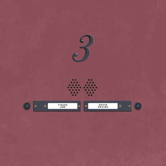 Tigers Jaw / Kevin Devine : Devinyl Splits No. 3 (7", Ltd, Dar)