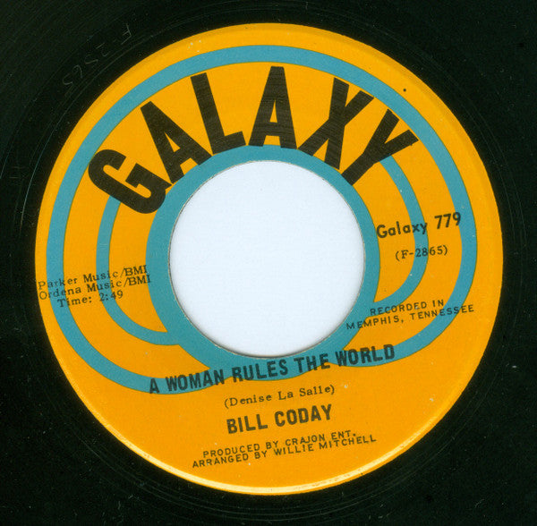 Bill Coday : When You Find A Fool Bump His Head / A Woman Rules The World (7", Single)