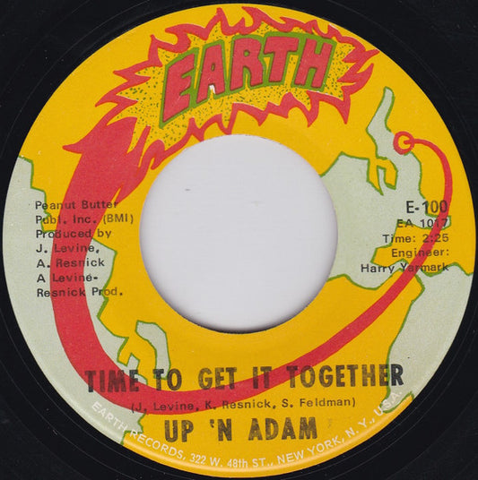 Up 'N Adam : Time To Get It Together / Rainmaker (7", Ame)