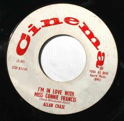 Allan Chase (2) : I'm In Love With Miss Connie Francis/Lonely Heart (7", Single)