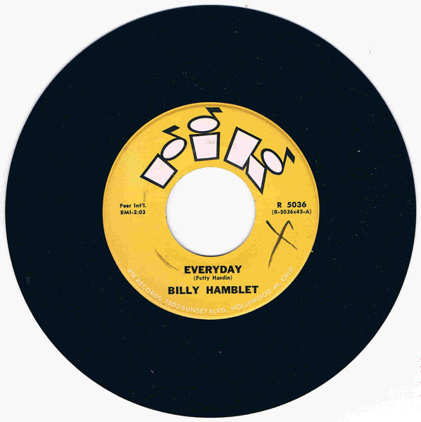 Billy Hamblet : Everyday (7", Single)
