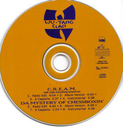 Wu-Tang Clan : C.R.E.A.M. (Cash Rules Everything Around Me) (CD, Maxi)