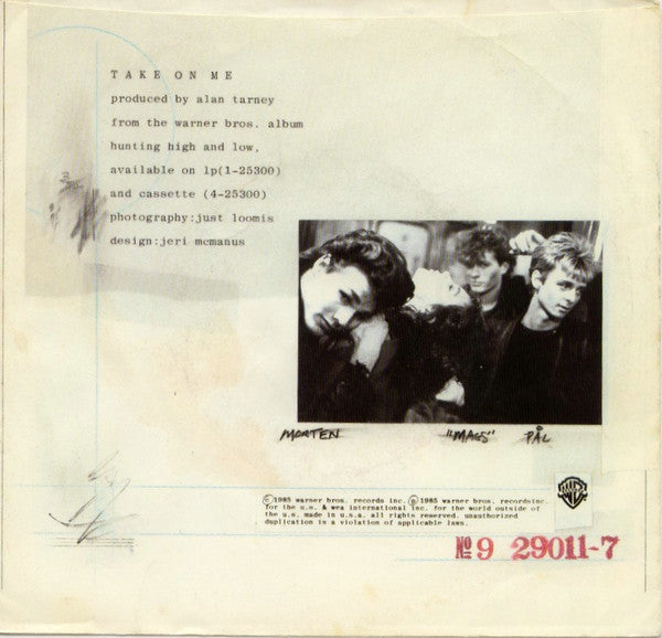 a-ha : Take On Me (7", Single, All)