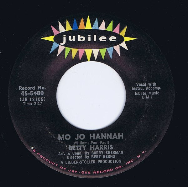 Betty Harris : Mo Jo Hannah / Now Is The Hour (7", Single)