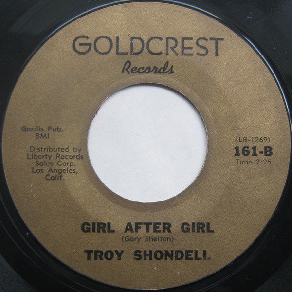 Troy Shondell : This Time (7")
