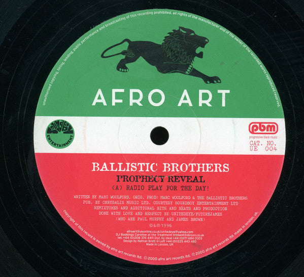 Ballistic Brothers : Prophecy Reveal (12")