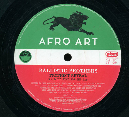 Ballistic Brothers : Prophecy Reveal (12")