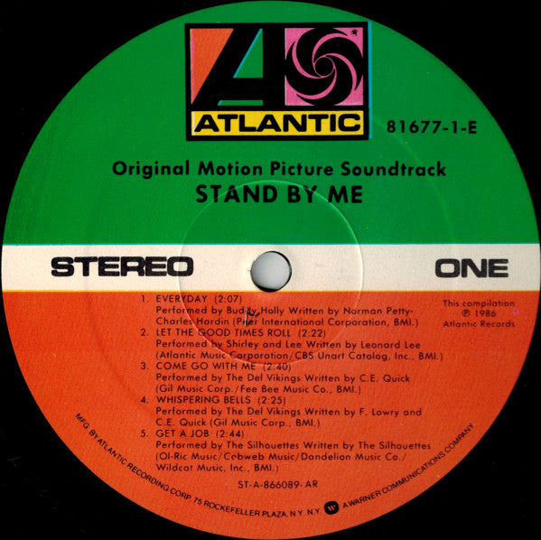 Various : Stand By Me (Original Motion Picture Soundtrack) (LP, Comp, AR-)