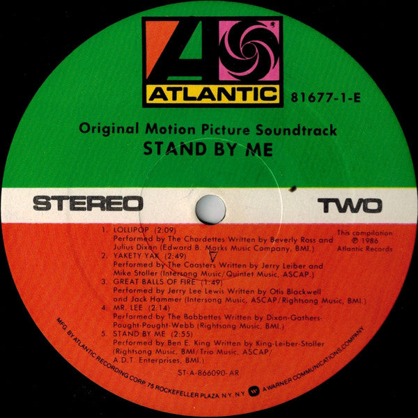 Various : Stand By Me (Original Motion Picture Soundtrack) (LP, Comp, AR-)