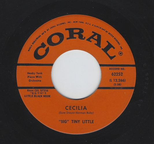 "Big" Tiny Little : Cecilia / Margarita (Maid With Tequila) (7")
