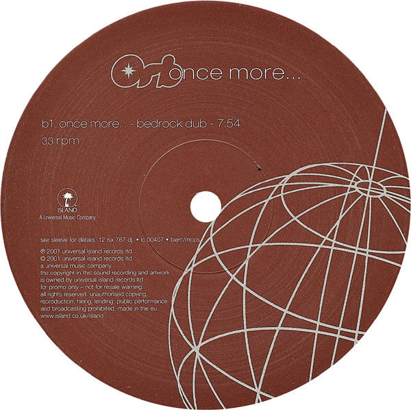 Orb* : Once More... (12", Single, Promo, Bro)