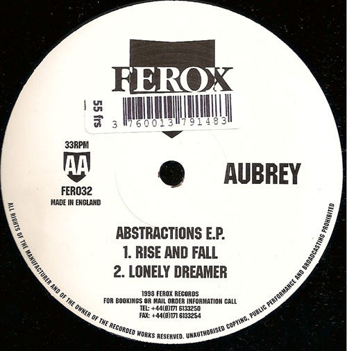 Aubrey : Abstractions E.P. (12", EP)