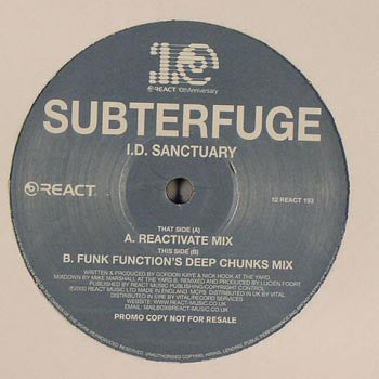 Subterfuge (3) : I.D. Sanctuary (12")