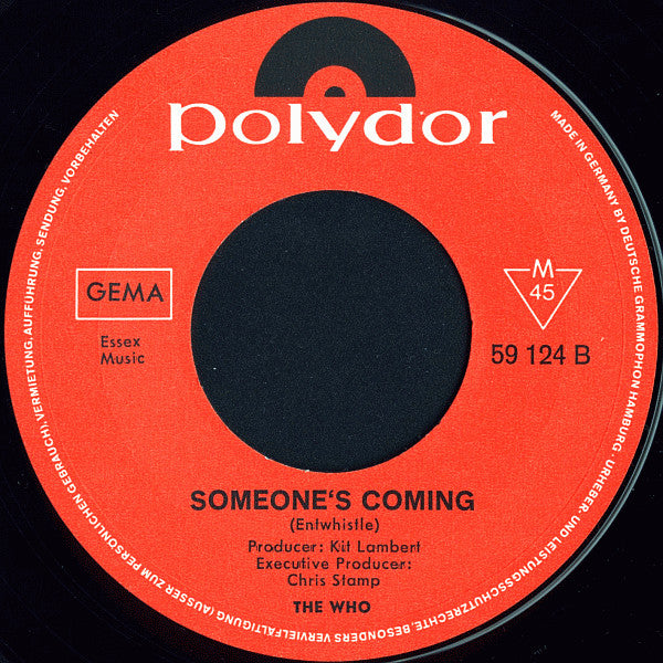 The Who : I Can See For Miles (7", Single, Mono)