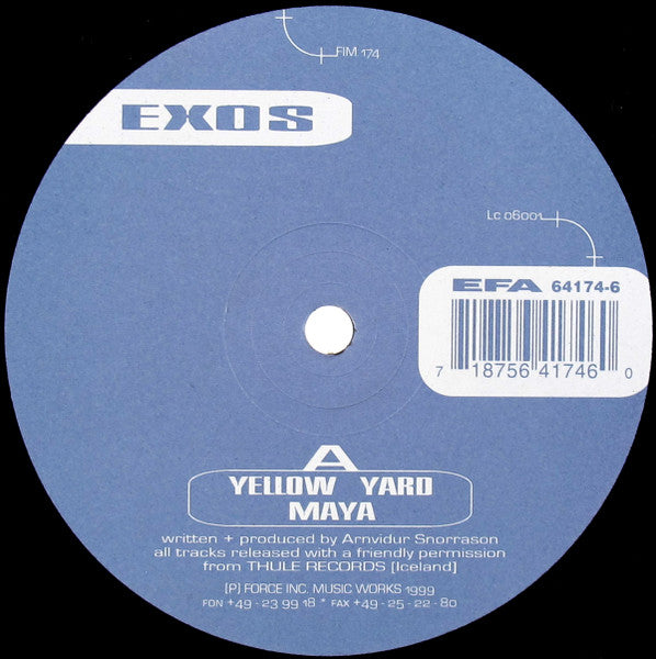Exos : Yellow Yard (12")