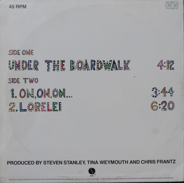 Tom Tom Club : Under The Boardwalk (12")