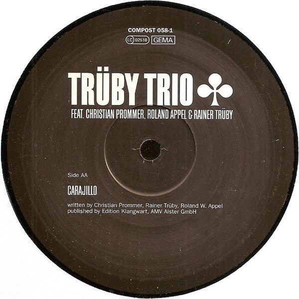 Trüby Trio : A-Go-Go / Carajillo (12")