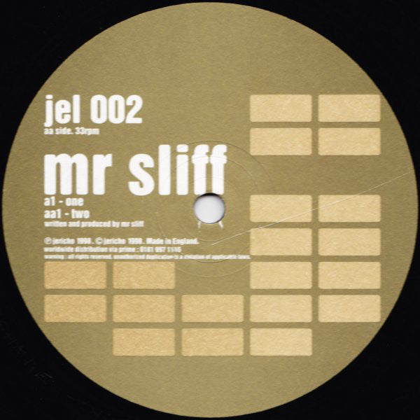 Mr Sliff* : One / Two (12")