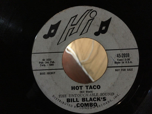 Bill Black's Combo : Hot Taco / Joey's Song (7", Promo)