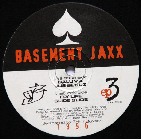 Basement Jaxx : EP3 (12", EP)