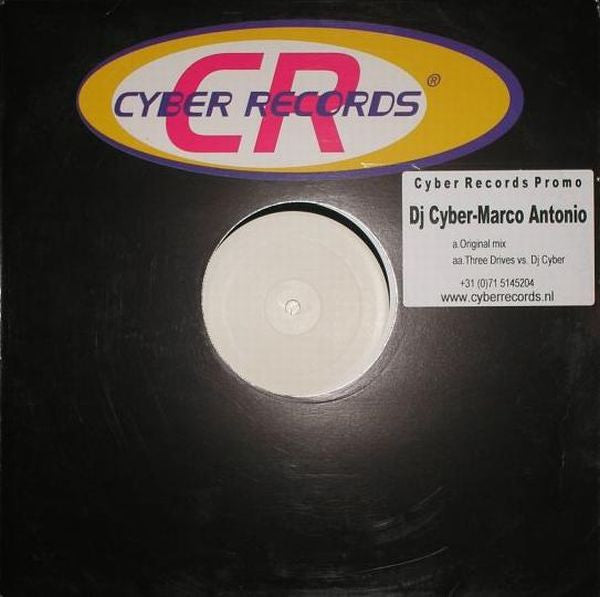 DJ Cyber : Marco Antonio (12", Promo, W/Lbl)