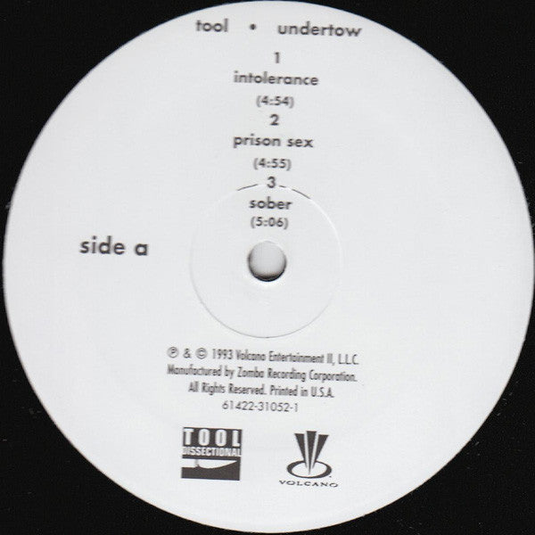 Tool (2) : Undertow (2xLP, Album, RE)