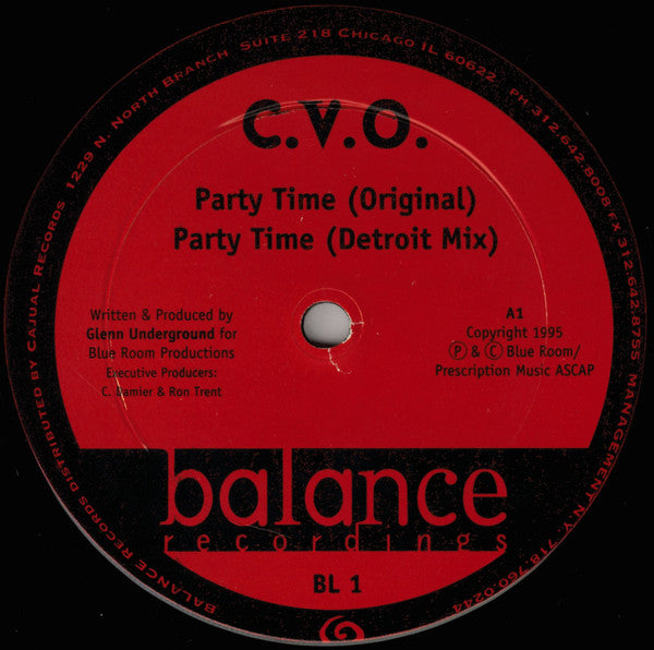 C.V.O.* : Party Time (12")