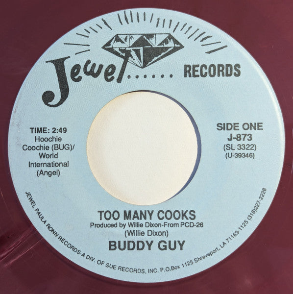 Buddy Guy / Jesse Fortune : Too Many Cooks / Heavy Heart Beat (7", Single, Pur)