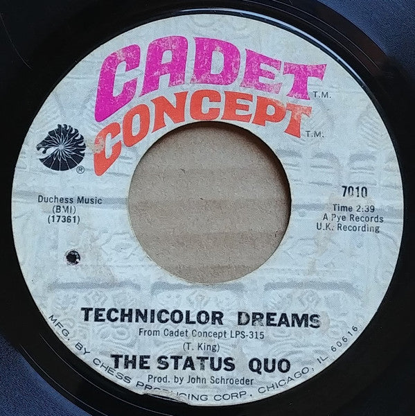Status Quo : Technicolor Dreams (7")