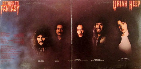 Uriah Heep : Return To Fantasy (LP, Album, Ter)