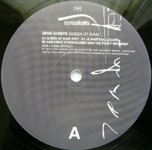 Zend Avesta : Queen Of Siam (12", Maxi)