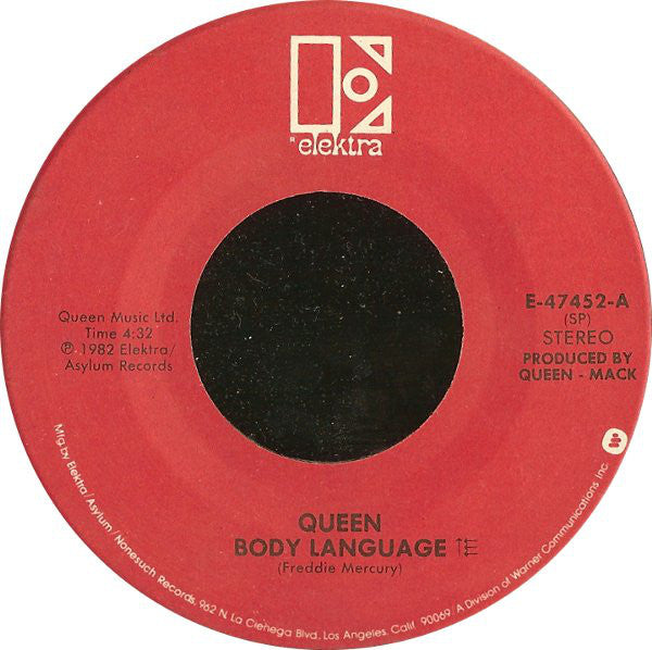 Queen : Body Language (7", SP)