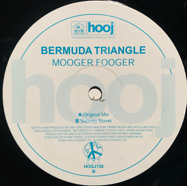 Bermuda Triangle (2) : Mooger Fooger (12")