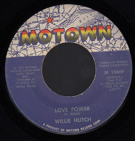 Willie Hutch : Love Power / Talk To Me (7", Single)