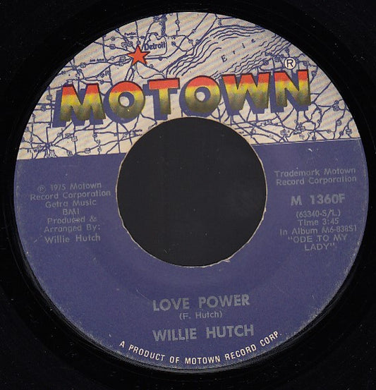 Willie Hutch : Love Power / Talk To Me (7", Single)