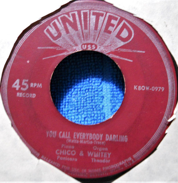Whitney Theador, Chico Panicara : Caravan / You Call Everybody Darling (7")