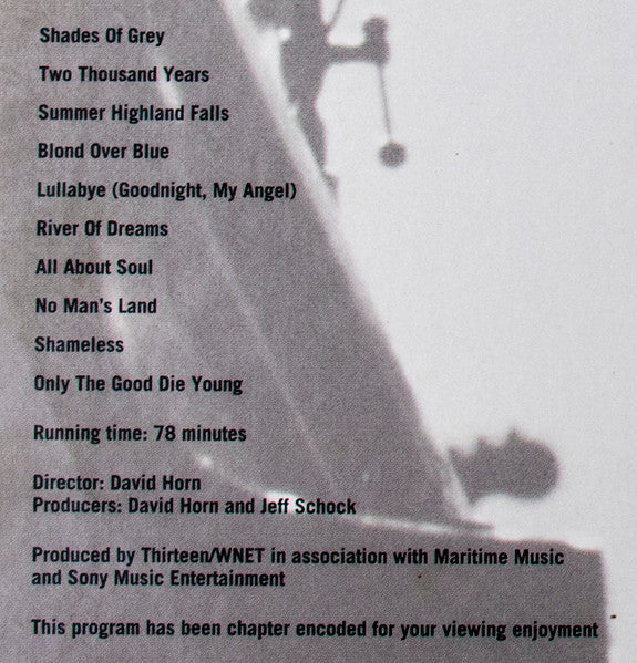 Billy Joel : Shades Of Grey (Laserdisc, 12", NTSC, CLV)