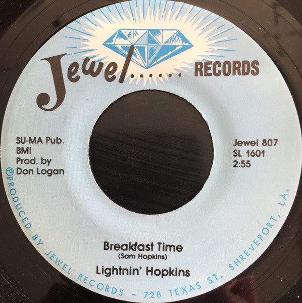 Lightnin' Hopkins : Play With Your Poodle (7", Single)