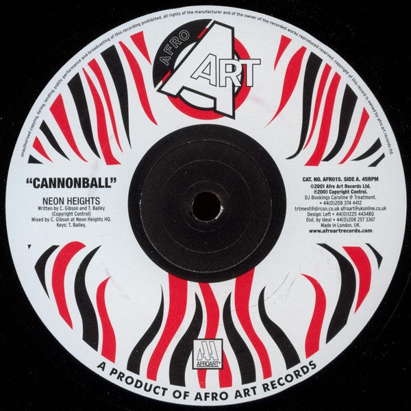 Neon Heights : Cannonball (12")