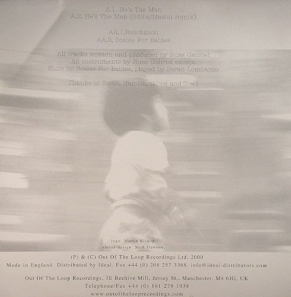 Russ Gabriel : He's The Man E.P. (12", EP)