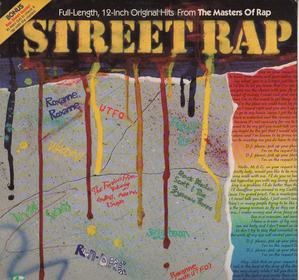 Various : Street Rap (LP, Comp)