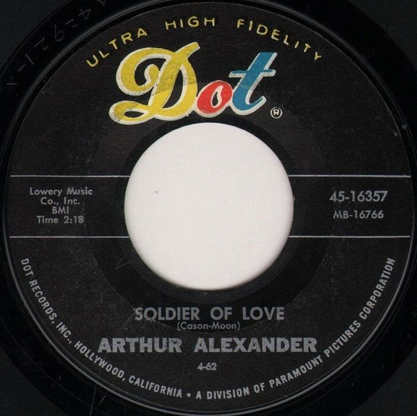Arthur Alexander : Where Have You Been (All My Life) (7", Single)