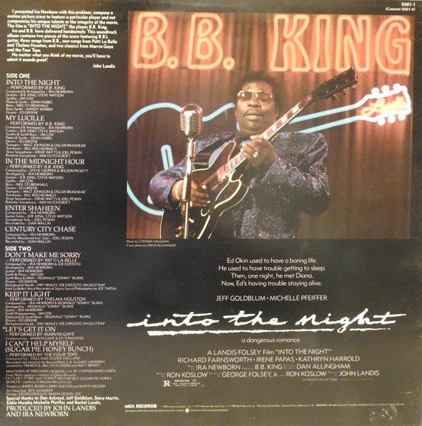 Various : Into The Night (Music From The Original Motion Picture Soundtrack) (LP, Album)