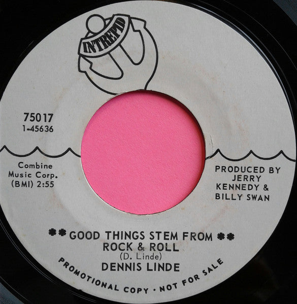 Dennis Linde : Kitty Starr / Good Things Stem From Rock & Roll (7", Single, Promo)